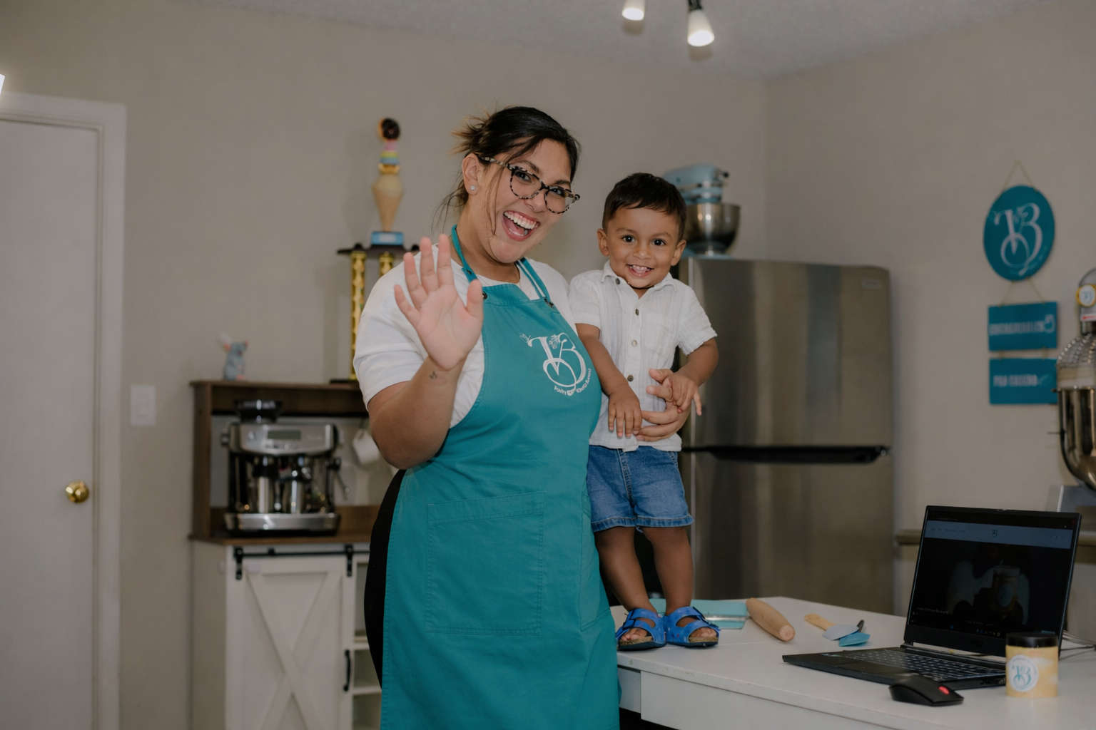 Valeria and her son — the reason behind everything